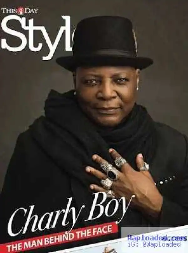 Photos: Charly Boy covers ThisDay Style Magazine